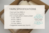 Yarn specifications with improved Craft Mind logo quality
