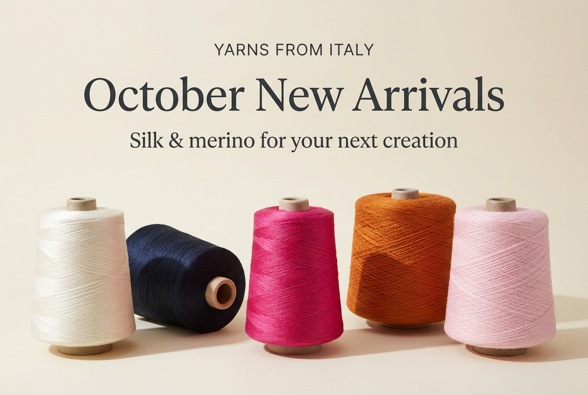 NEW ARRIVAL OCTOBER 2026 – Yarns from Italy