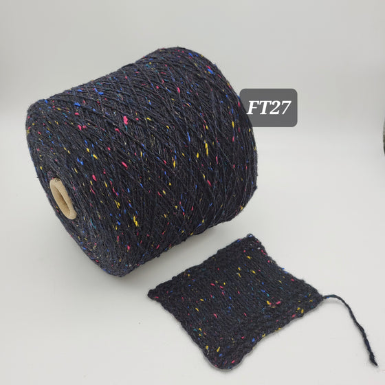 100% CASHMERE TWEED