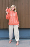 CABLE KNIT SWEATER — COMPLETE KNITTING PATTERN