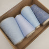 Soft mohair project box from SIA CRAFT MIND Yarns, featuring Aspen color, ideal for knitting or crochet projects.