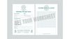 PATTERN WORK SHEET