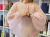 Cloud jumper in Super Kid Mohair and Silk by SIA CRAFT MIND Yarns, featuring a soft, lightweight knit fabric.