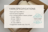 Yarn specifications with improved Craft Mind logo quality