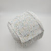 Soft cotton fabric with shimmering sequins from Yarns from Italy, featuring a luxurious paillettes embellishment.
