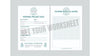 Yarns from Italy pattern work sheet showing colorful knitting or crochet pattern designs and instructions.